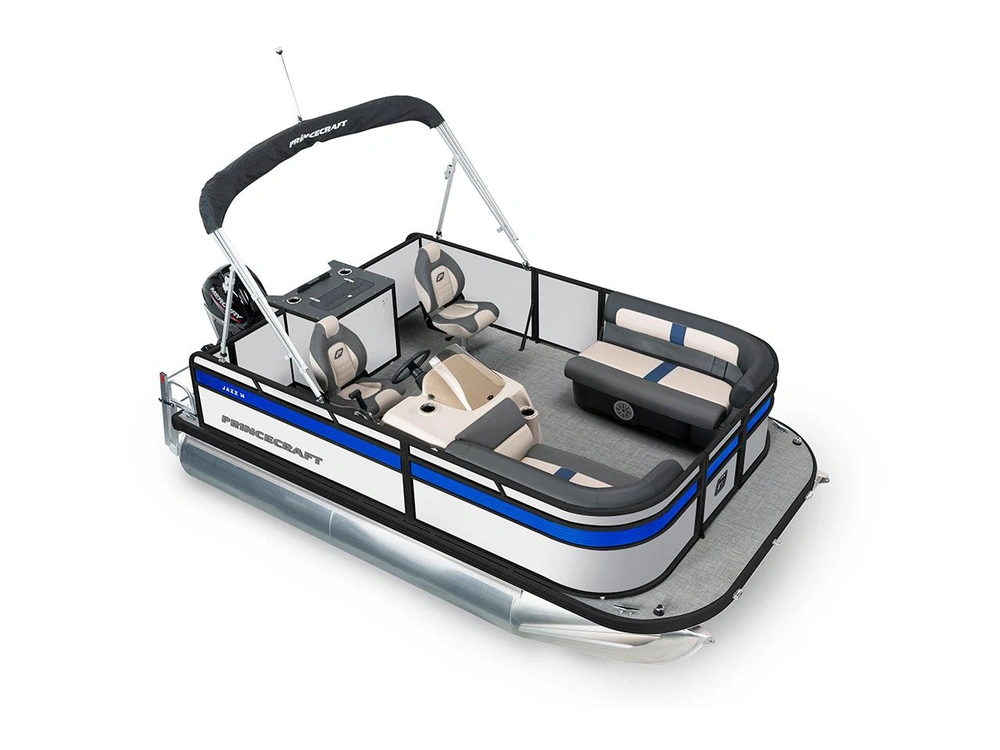 2026 Princecraft Jazz 14-2RS Jazz 14-2RS Pearl - Black Edition|Grey Metallic Graphic Package alt