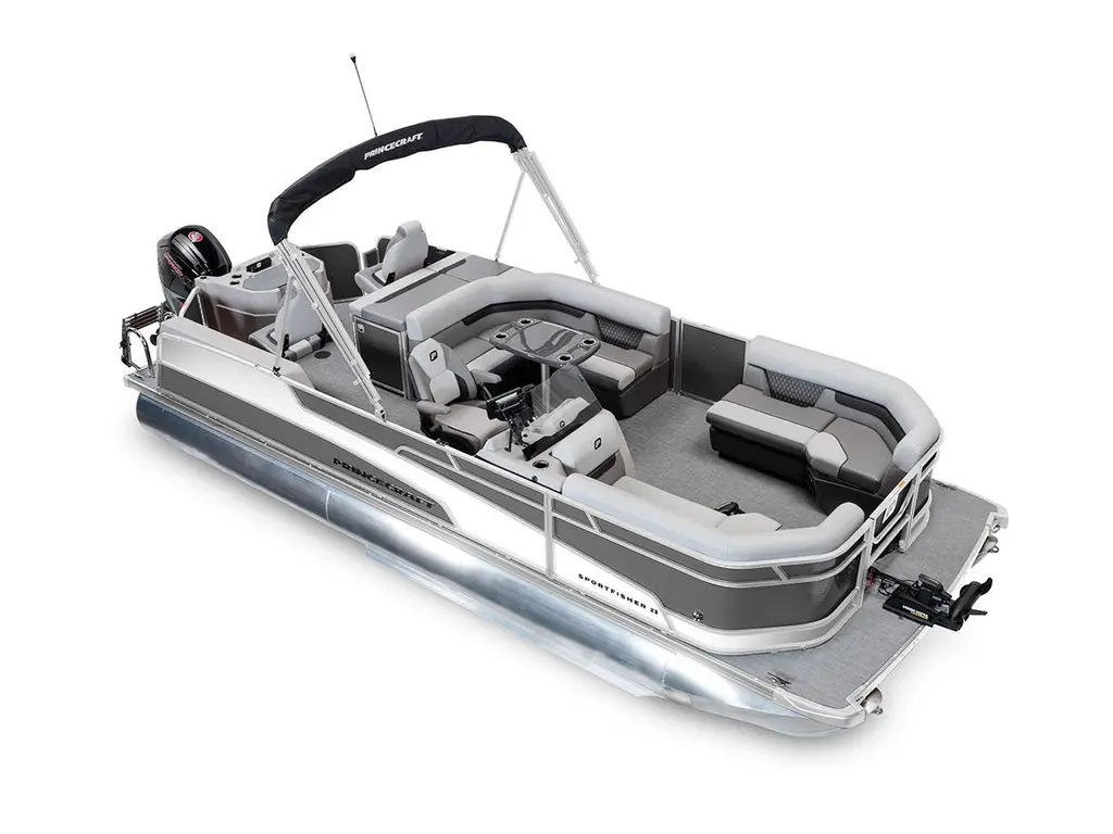 2026 Princecraft Sportfisher 23-2RS Charcoal - Onyx White Strip