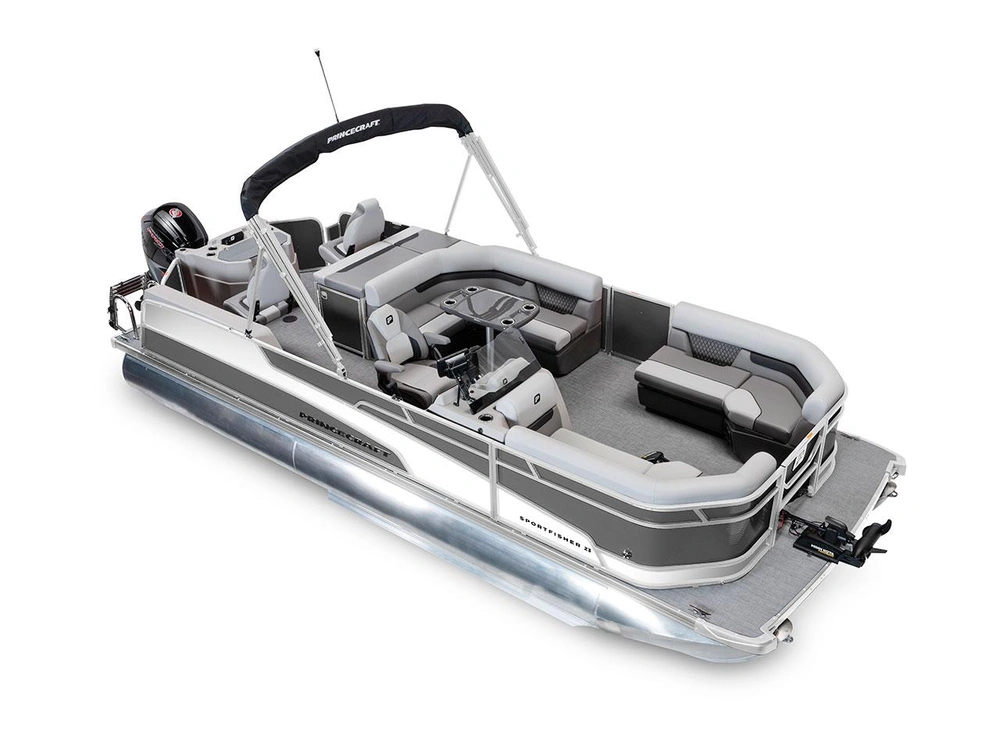 2026 Princecraft Sportfisher 23-2RS Sportfisher 23-2RS Charcoal - Onyx White Strip alt