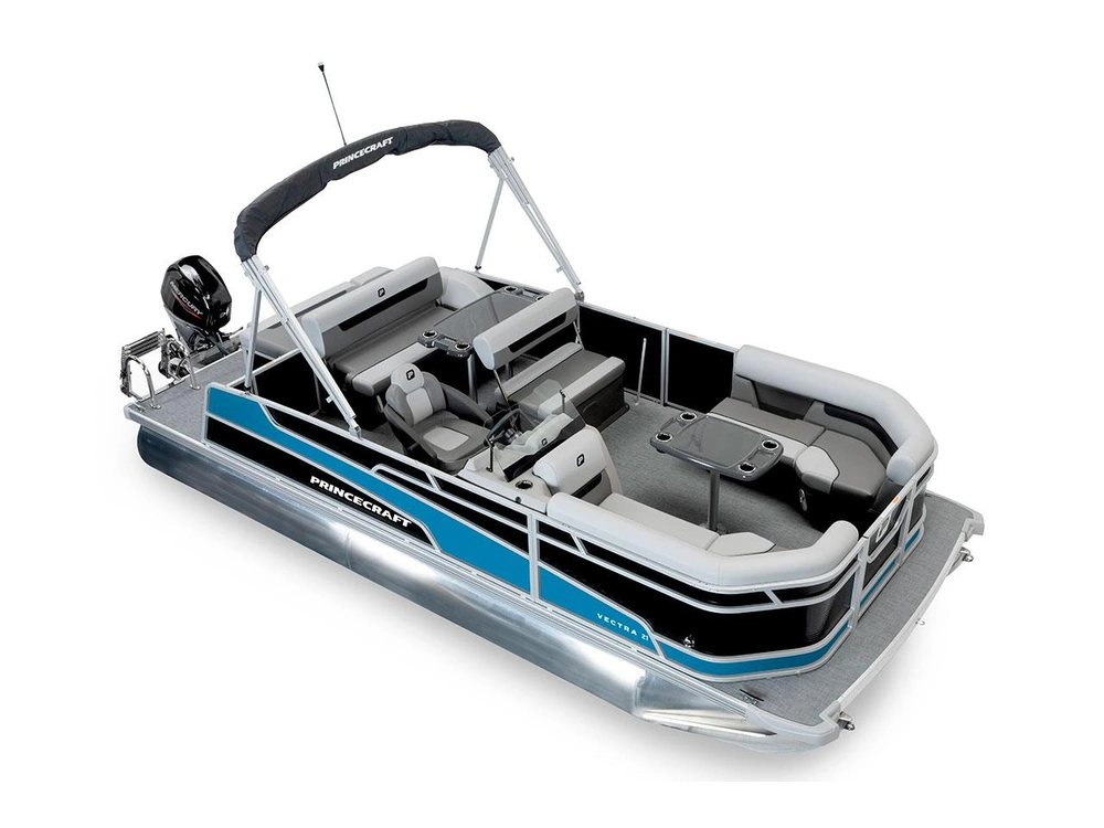 2026 Princecraft Vectra® 21 RL Vectra® 21 RL Black - Laguna Blue Strip alt