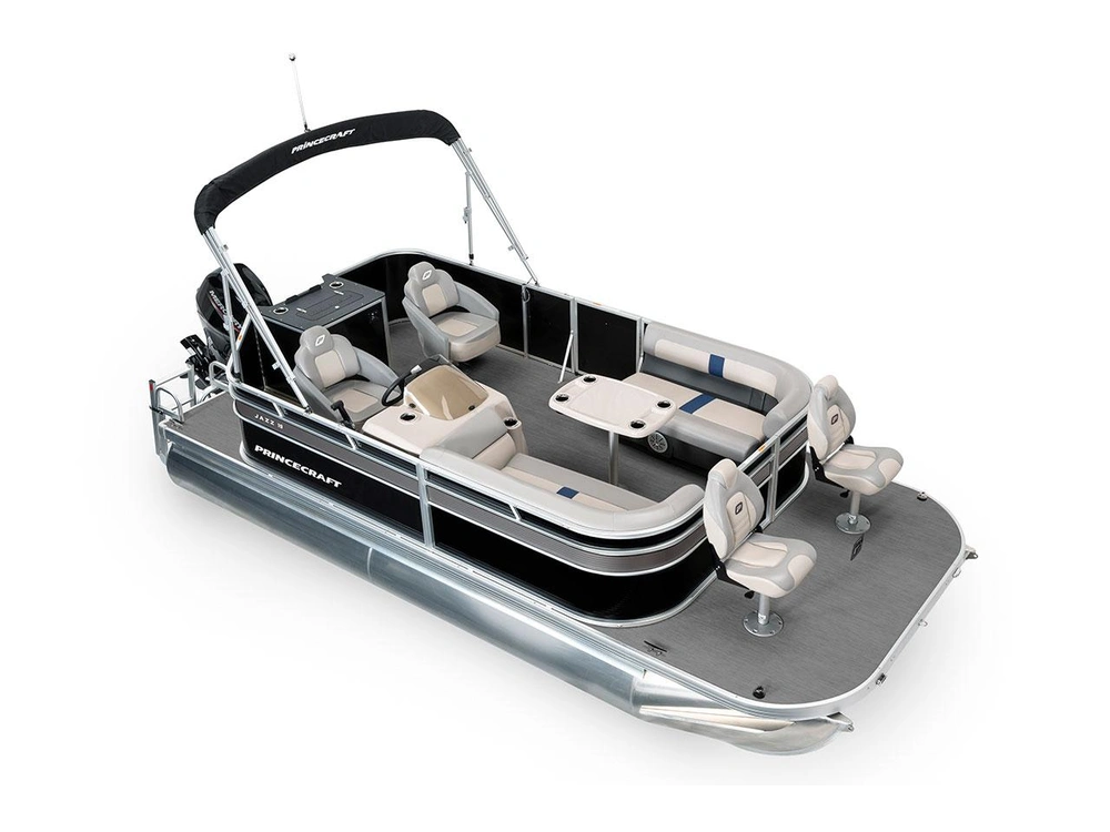 2026 Princecraft Jazz 19-4S Jazz 19-4S Black - Blue Metallic Graphic Package alt