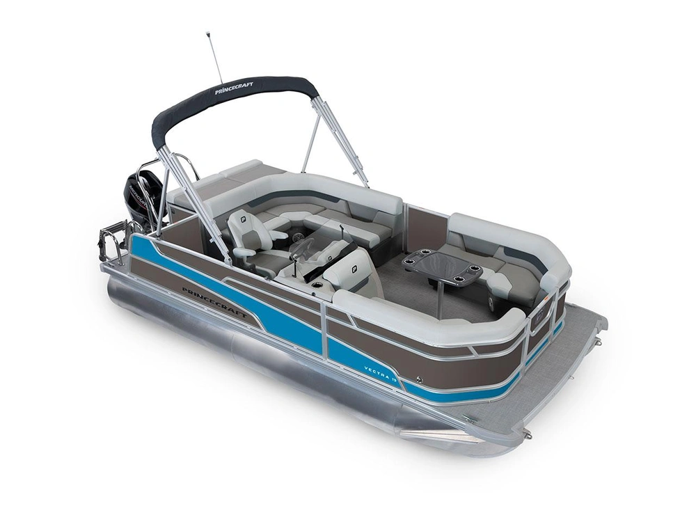 2026 Princecraft Vectra® 19 L Vectra® 19 L Charcoal - Laguna Blue Strip alt