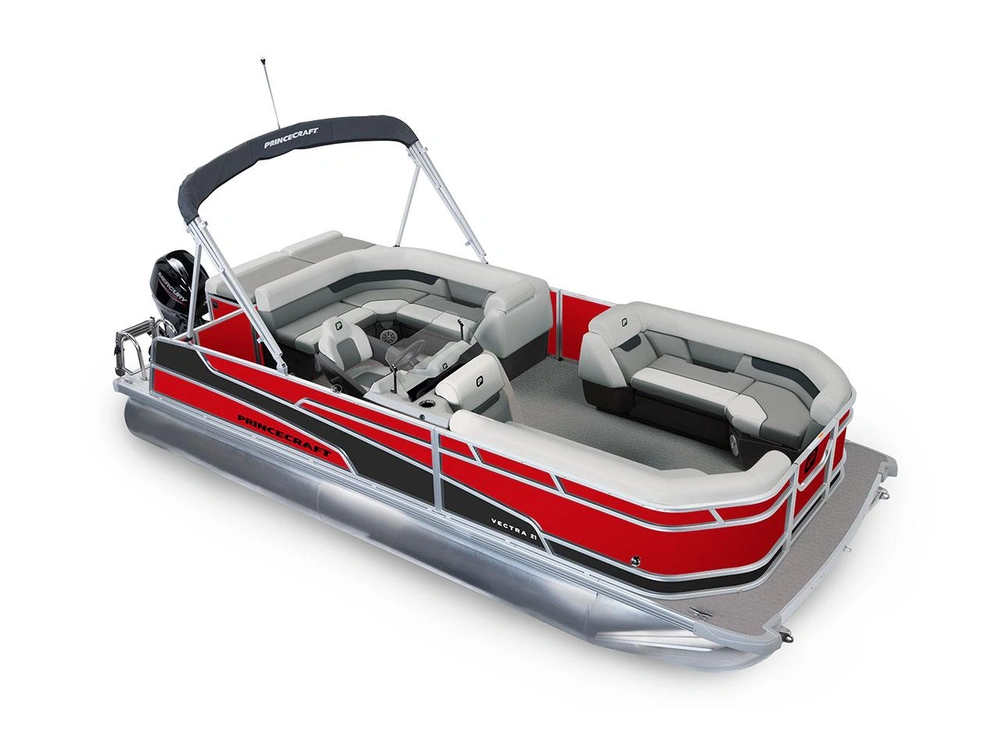 Princecraft Vectra® 21 L Vectra® 21 L Rouge Rubis - Bande - Noir Mat 2026 alt