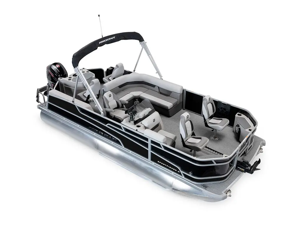 2026 Princecraft Sportfisher 21-4S Black - Matte Black Strip