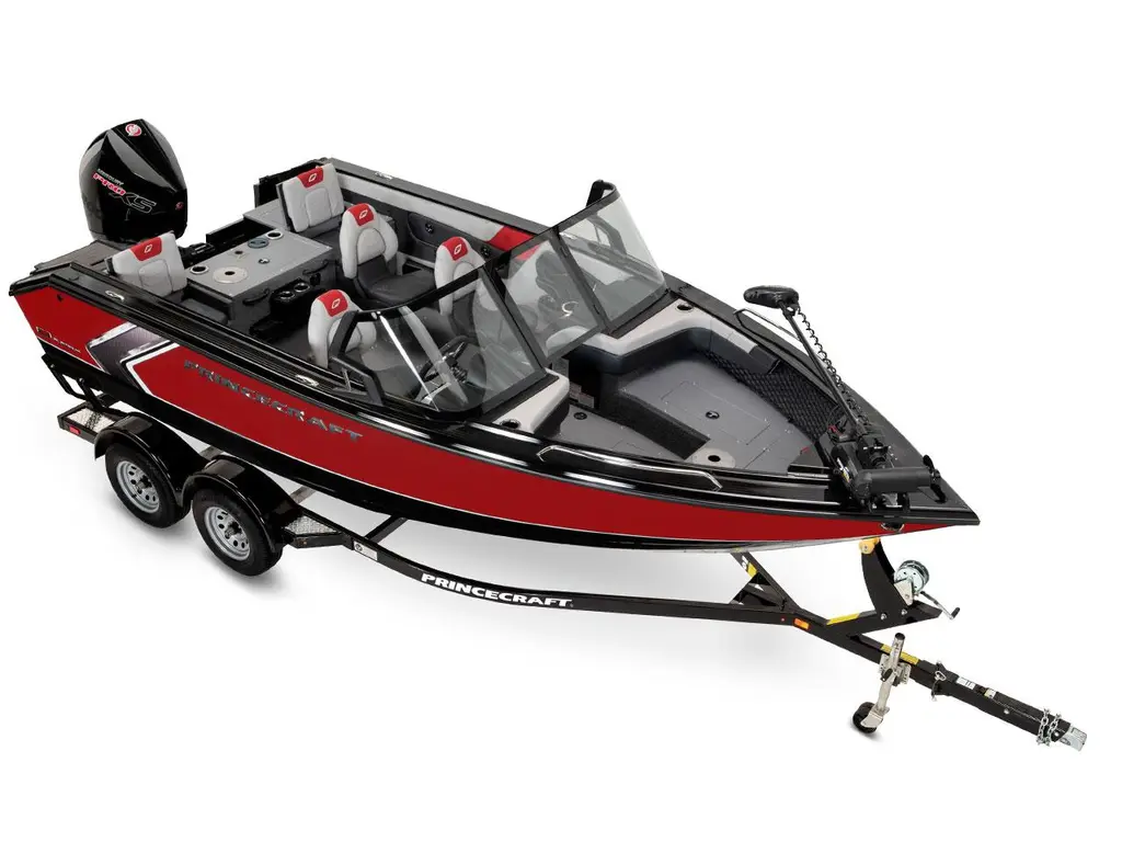 2026 Princecraft Platinum 190 R Platinum Metallic Red (Red Accent) – Without Edition