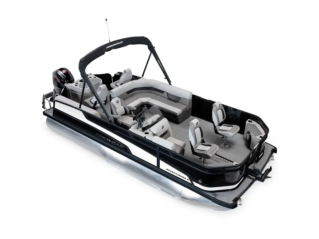 Princecraft Sportfisher 21-4S Noir - Édition Noire|Bande - Blanc Onyx 2026