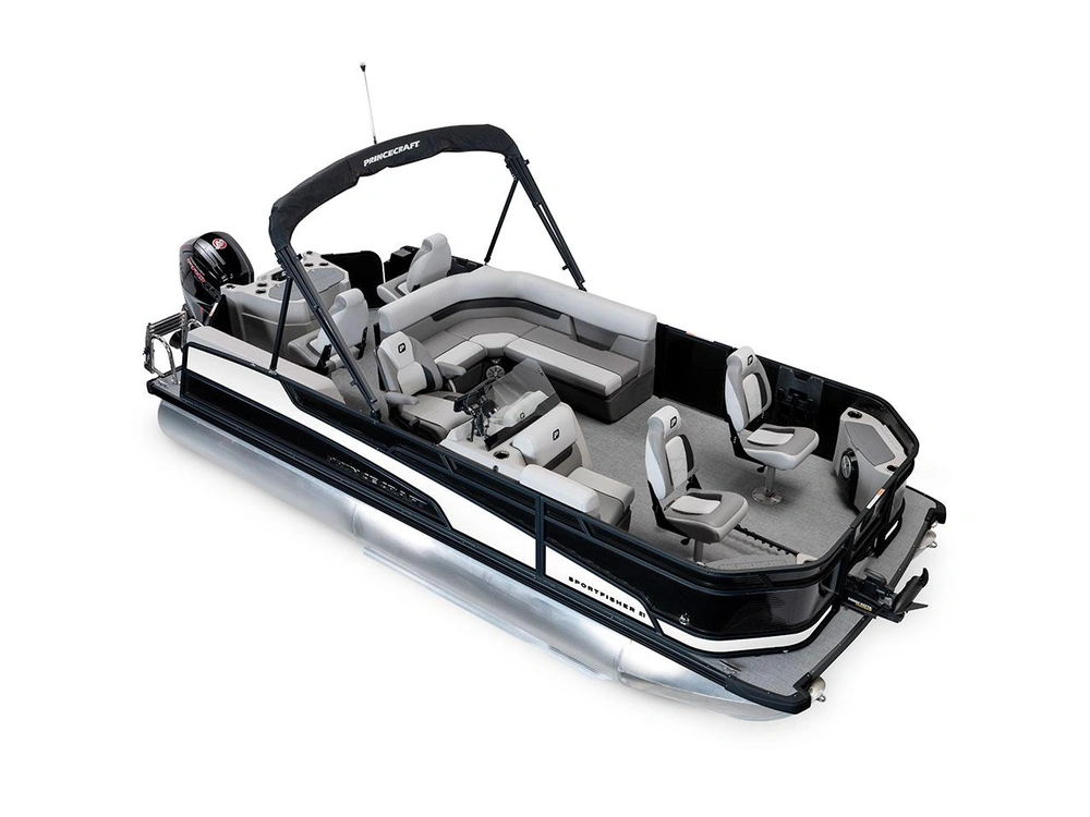 Princecraft Sportfisher 21-4S Sportfisher 21-4S Noir - Édition Noire|Bande - Blanc Onyx 2026 alt