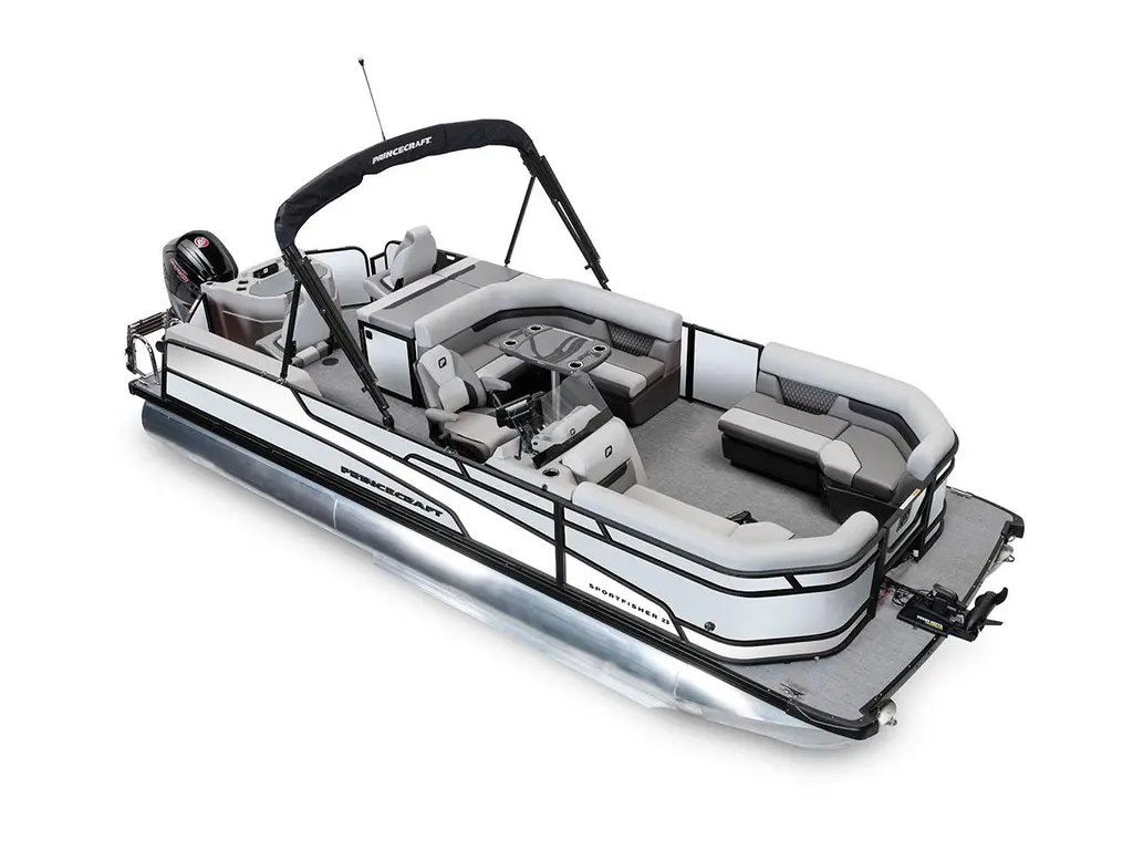 2026 Princecraft Sportfisher 23-2RS Pearl - Black Edition|Onyx White Strip