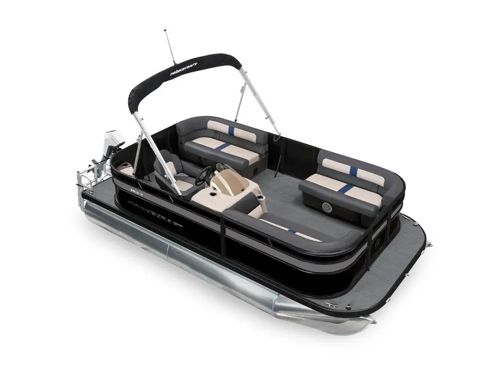 2026 Princecraft Brioe 17 Black – Black Edition|Blue Metallic Graphic Package