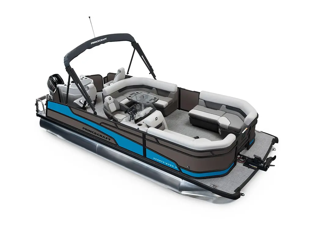 Princecraft Sportfisher 21-2RS Charbon - Édition Noire|Bande - Bleu Laguna 2026