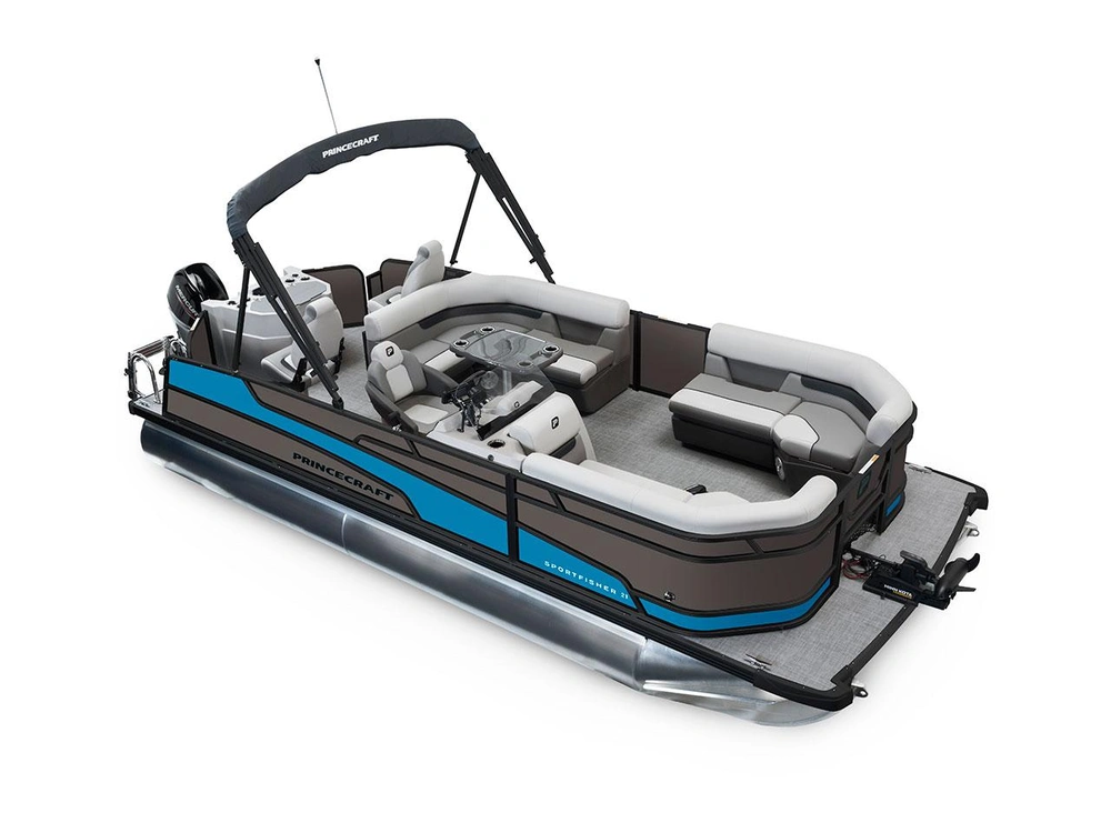 Princecraft Sportfisher 21-2RS Sportfisher 21-2RS Charbon - Édition Noire|Bande - Bleu Laguna 2026 alt