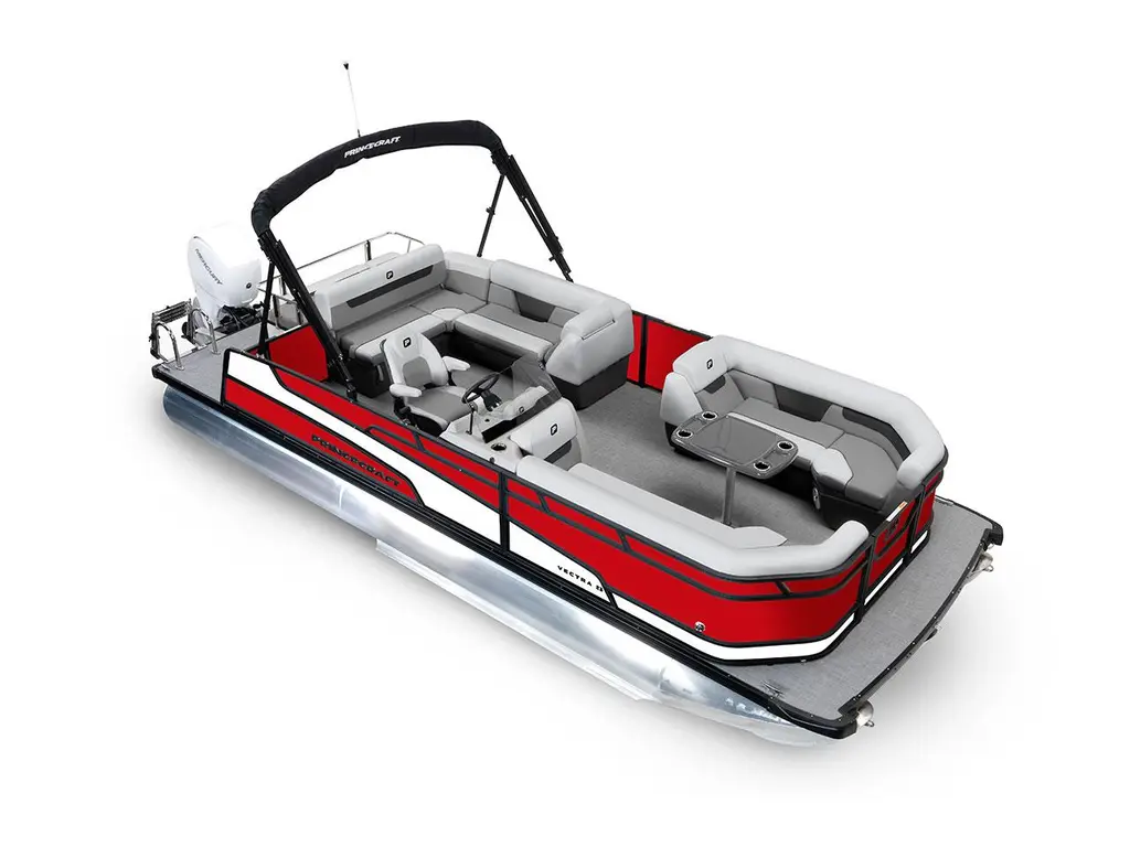 2026 Princecraft Vectra® 23 RL Ruby Red - Black Edition|Onyx White Strip
