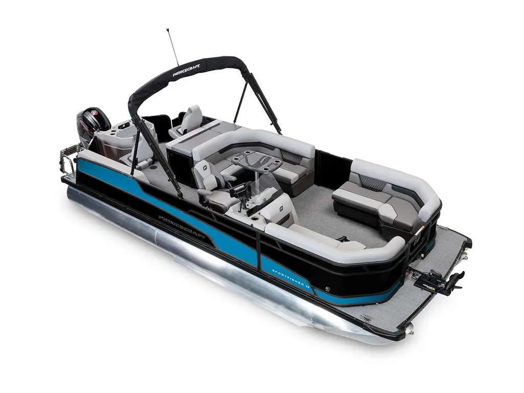 Princecraft Sportfisher 23-2RS Noir - Édition Noire|Bande - Bleu Laguna 2026