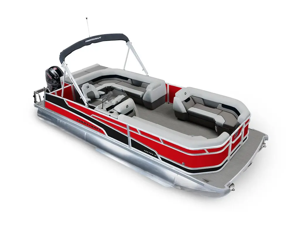 2026 Princecraft Vectra® 23 L Ruby Red - Matte Black Strip