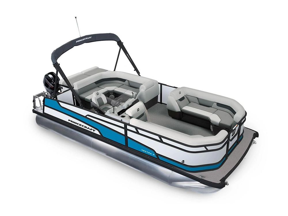 Princecraft Vectra® 21 L Vectra® 21 L Perle - Édition Noire|Bande - Bleu Laguna 2026 alt