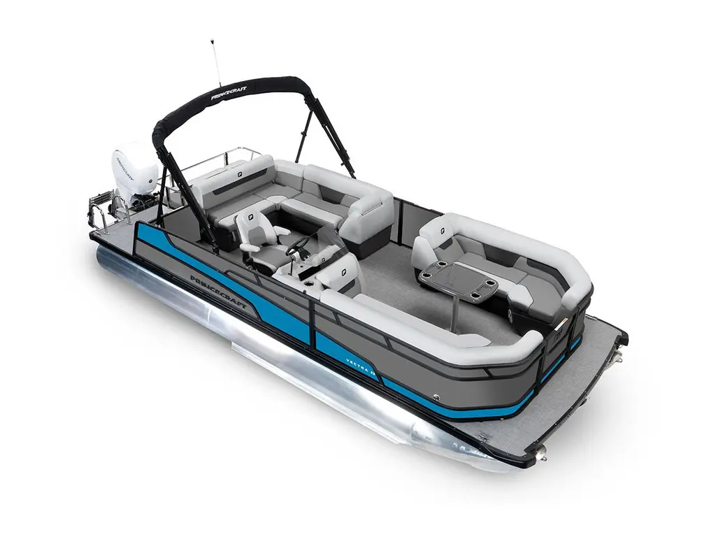 2026 Princecraft Vectra® 23 RL Charcoal - Black Edition|Laguna Blue Strip