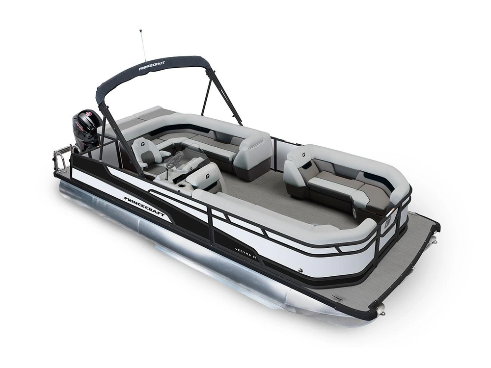 2026 Princecraft Vectra® 23 L Vectra® 23 L Pearl - Black Edition|Matte Black Strip alt