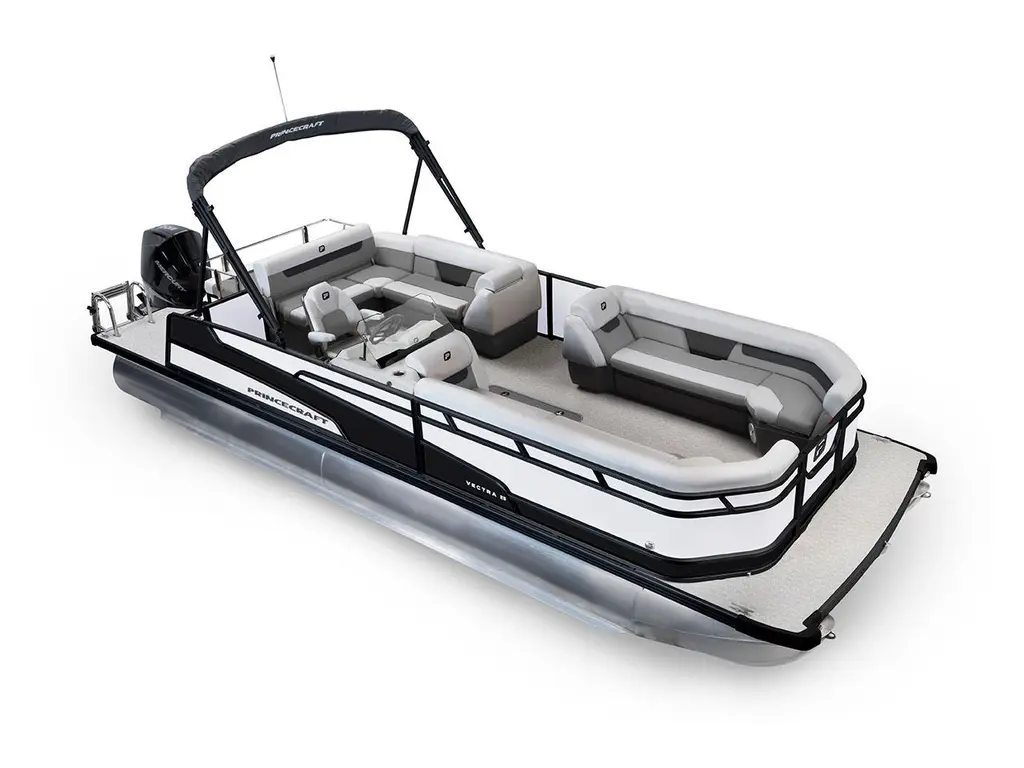 2026 Princecraft Vectra® 25 RL Pearl - Black Edition|Matte Black Strip