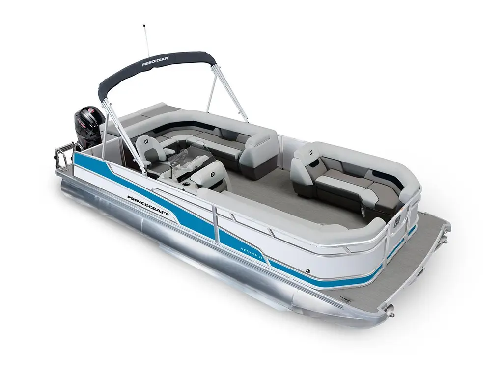 2026 Princecraft Vectra® 23 L Pearl - Laguna Blue Strip