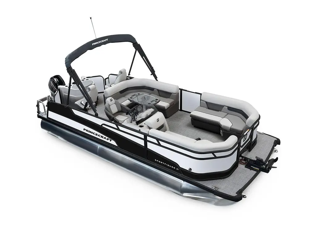 2026 Princecraft Sportfisher 21-2RS Pearl - Black Edition|Matte Black Strip