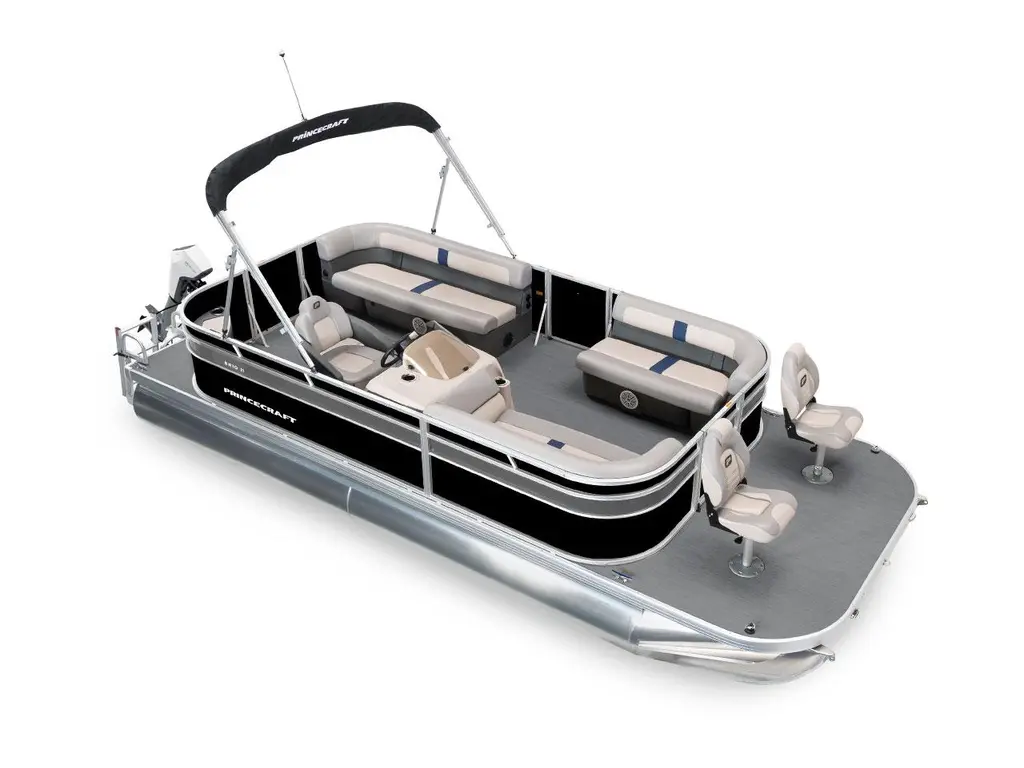 2026 Princecraft Brioe 21-2S Black - Blue Metallic Graphic Package