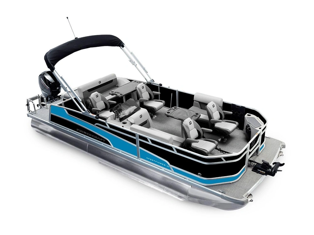 Princecraft Sportfisher 23-2S RL Sportfisher 23-2S RL Noir - Bande - Bleu Laguna 2026 alt