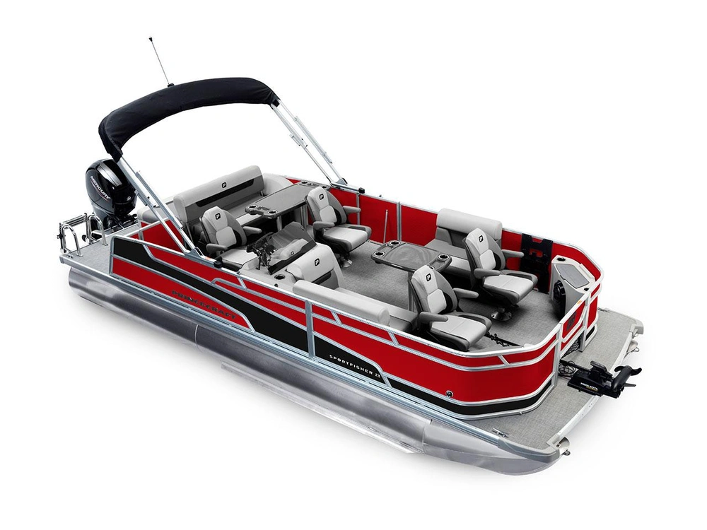 2026 Princecraft Sportfisher 23-2S RL Sportfisher 23-2S RL Ruby Red - Matte Black Strip alt
