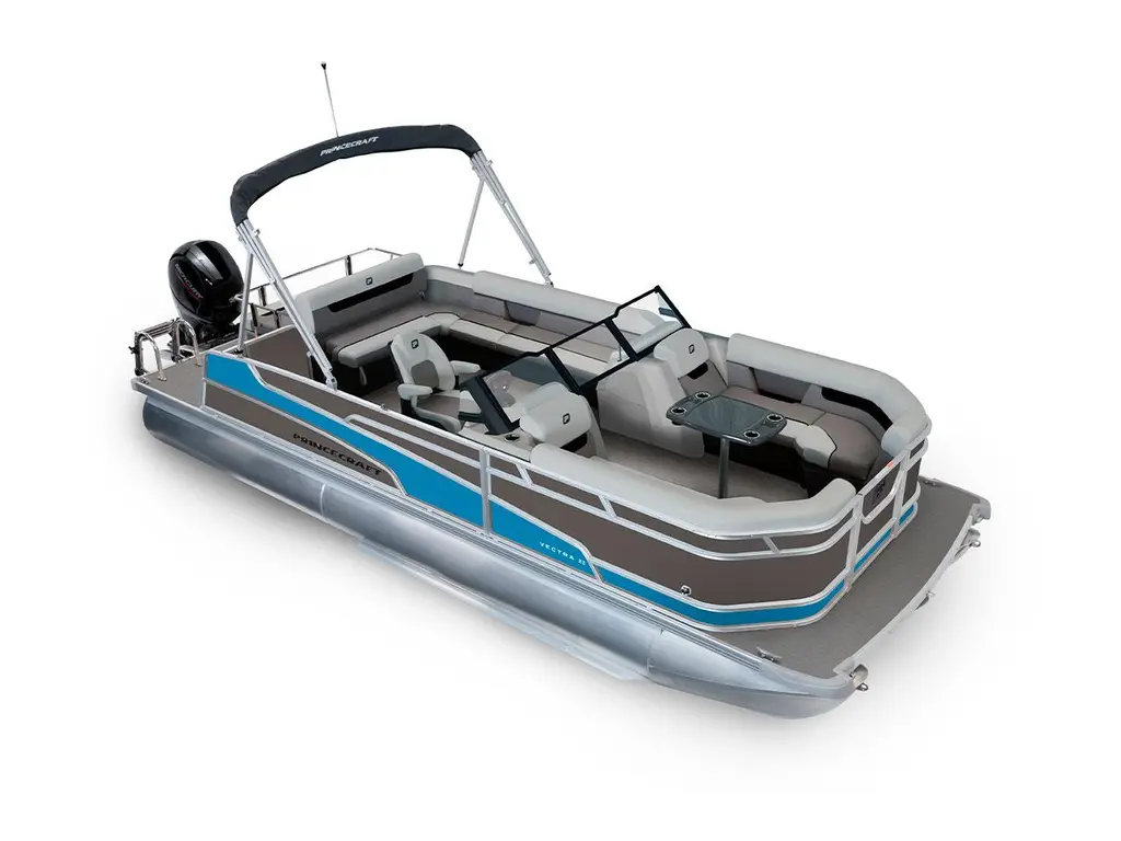 Princecraft Vectra® 23 WRL Charbon - Bande - Bleu Laguna 2026