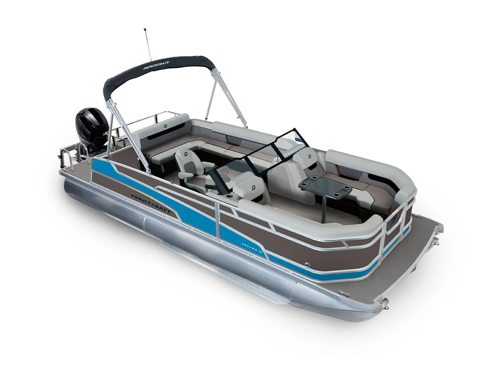 2026 Princecraft Vectra® 23 WRL Vectra® 23 WRL Charcoal - Laguna Blue Strip alt
