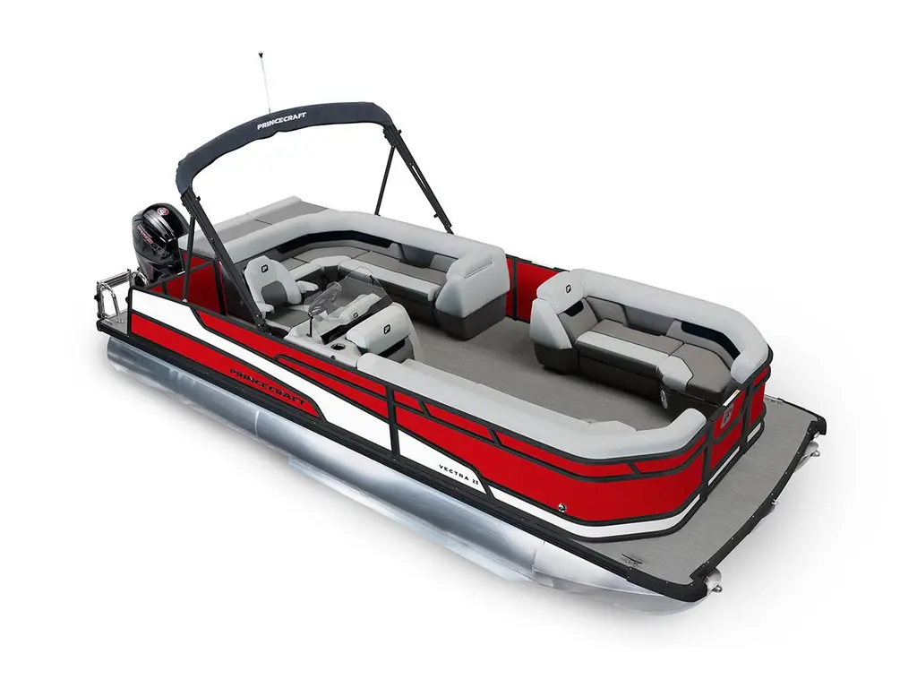 2026 Princecraft Vectra® 23 L Ruby Red - Black Edition|Onyx White Strip