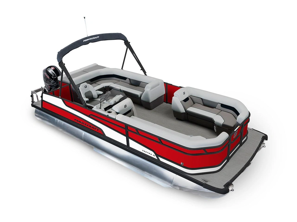 2026 Princecraft Vectra® 23 L Vectra® 23 L Ruby Red - Black Edition|Onyx White Strip alt