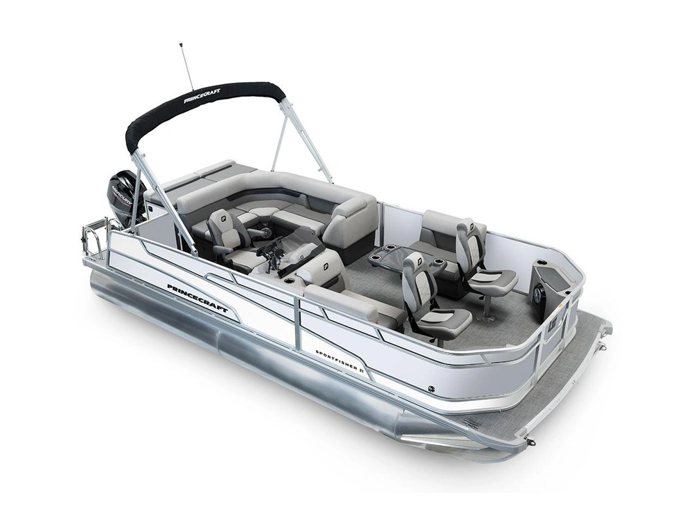 2026 Princecraft Sportfisher 21-2S Sportfisher 21-2S Pearl - Onyx White Strip alt