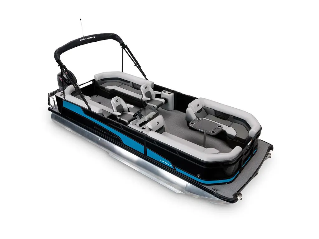 Princecraft Vectra® 23 QL Noir - Édition Noire|Bande - Bleu Laguna 2026