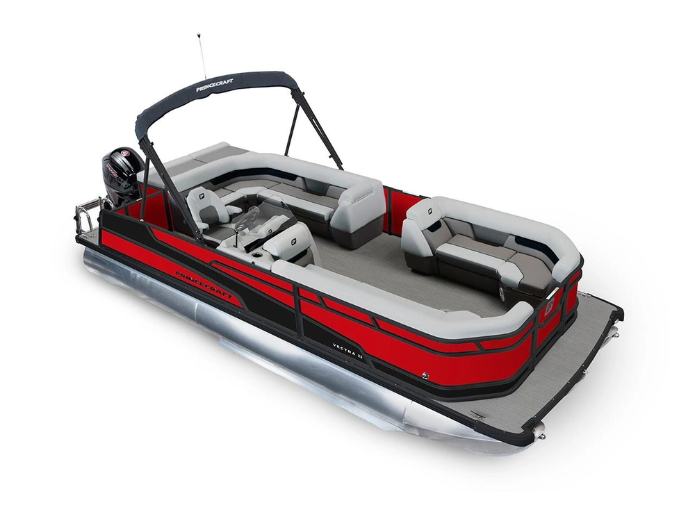 2026 Princecraft Vectra® 23 L Vectra® 23 L Ruby Red - Black Edition|Matte Black Strip alt