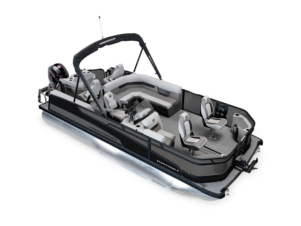 2026 Princecraft Sportfisher 21-4S Sportfisher 21-4S Charcoal - Black Edition|Matte Black Strip alt