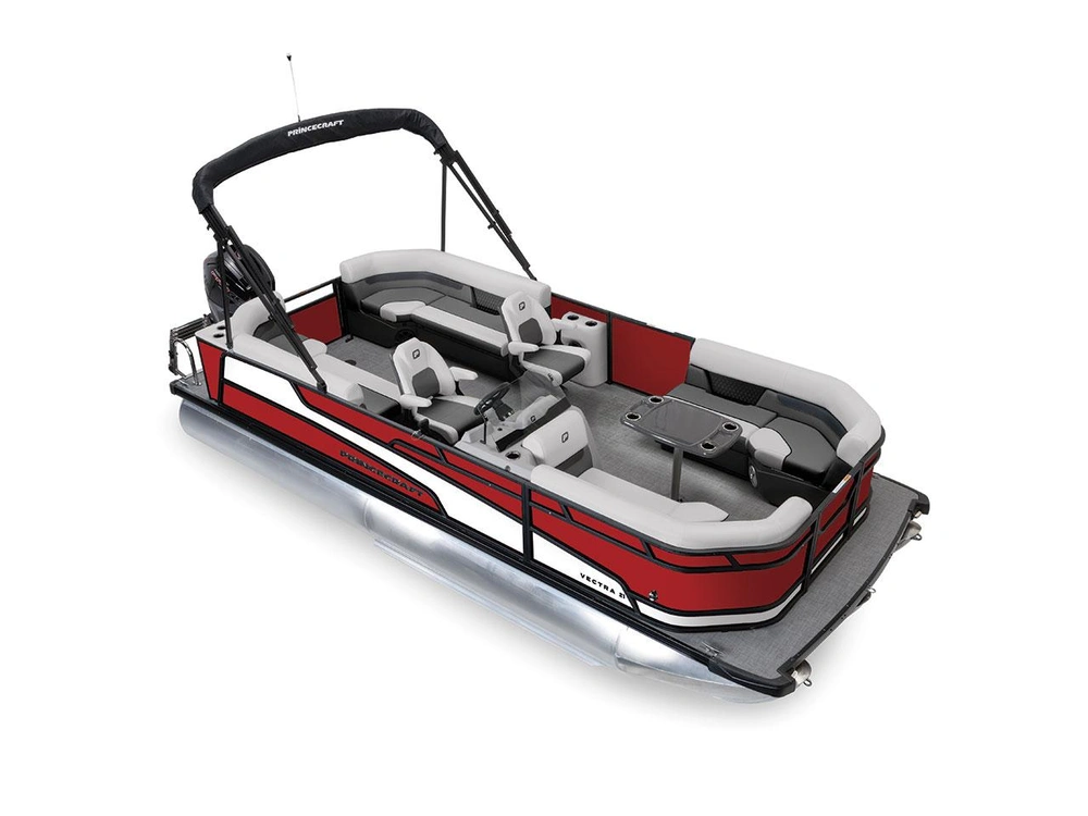 Princecraft Vectra® 21 QL Vectra® 21 QL Rouge Rubis - Édition Noire|Bande - Blanc Onyx 2026 alt