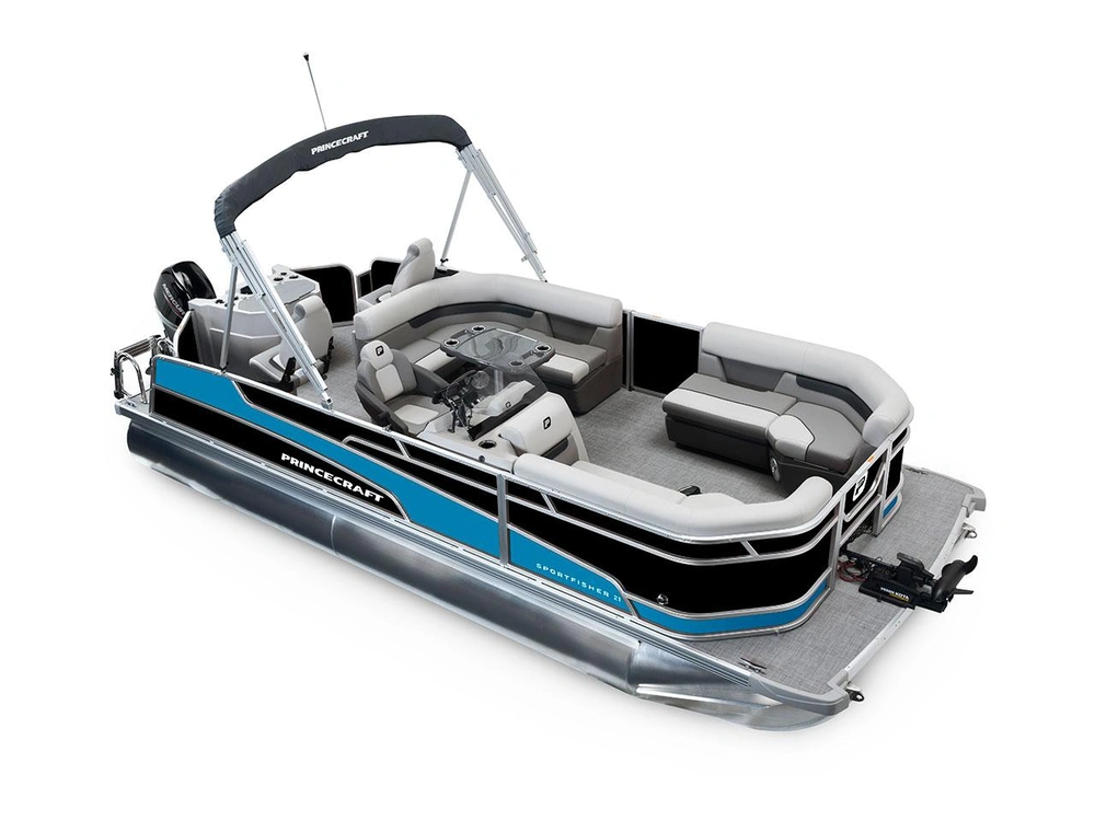2026 Princecraft Sportfisher 21-2RS Sportfisher 21-2RS Black - Laguna Blue Strip alt