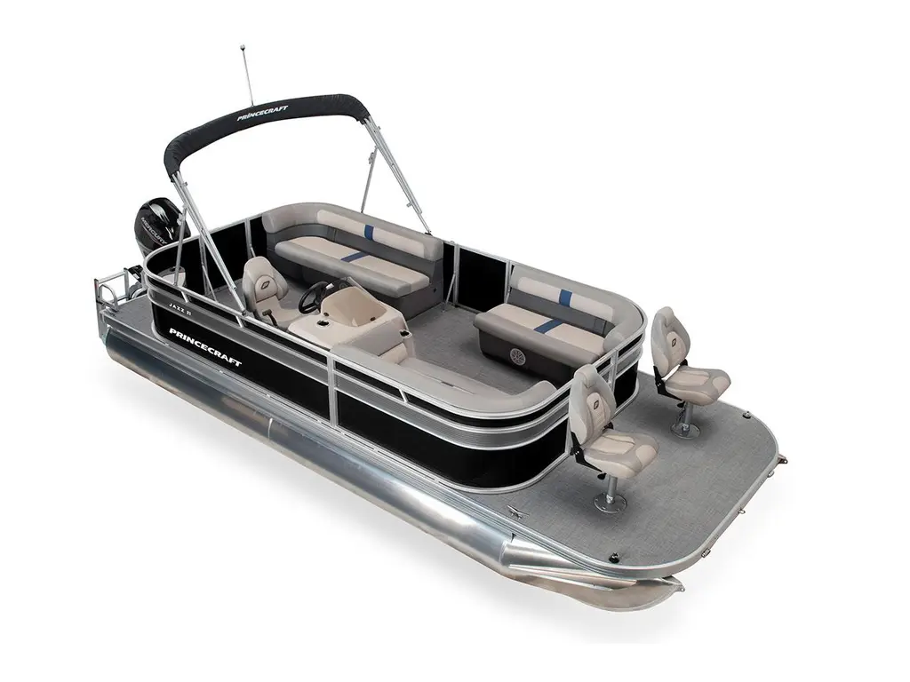 2026 Princecraft Jazz 21-2S Black - Blue Metallic Graphic Package