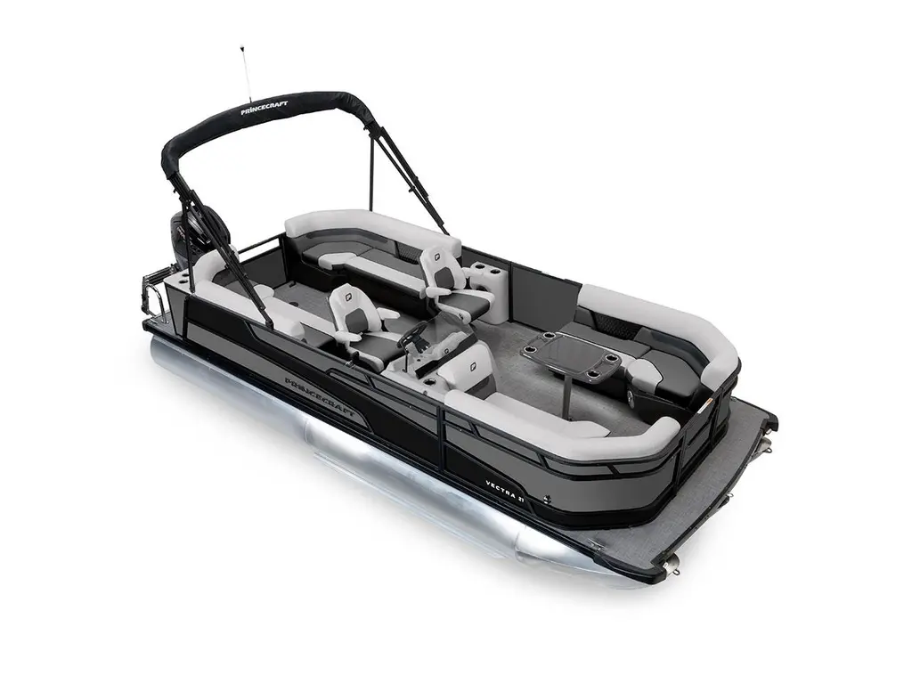 2026 Princecraft Vectra® 21 QL Charcoal - Black Edition|Matte Black Strip