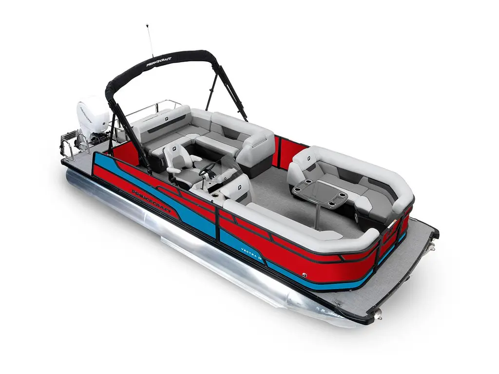 Princecraft Vectra® 23 RL Rouge Rubis - Édition Noire|Bande - Bleu Laguna 2026