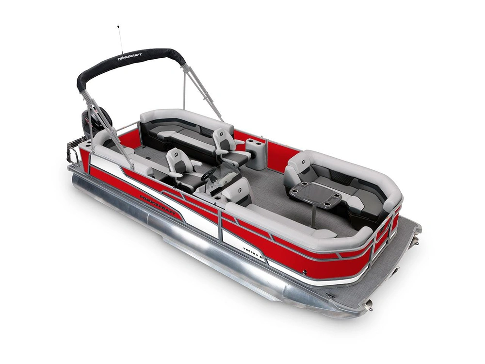 Princecraft Vectra® 23 QL Vectra® 23 QL Rouge Rubis - Bande - Blanc Onyx 2026 alt