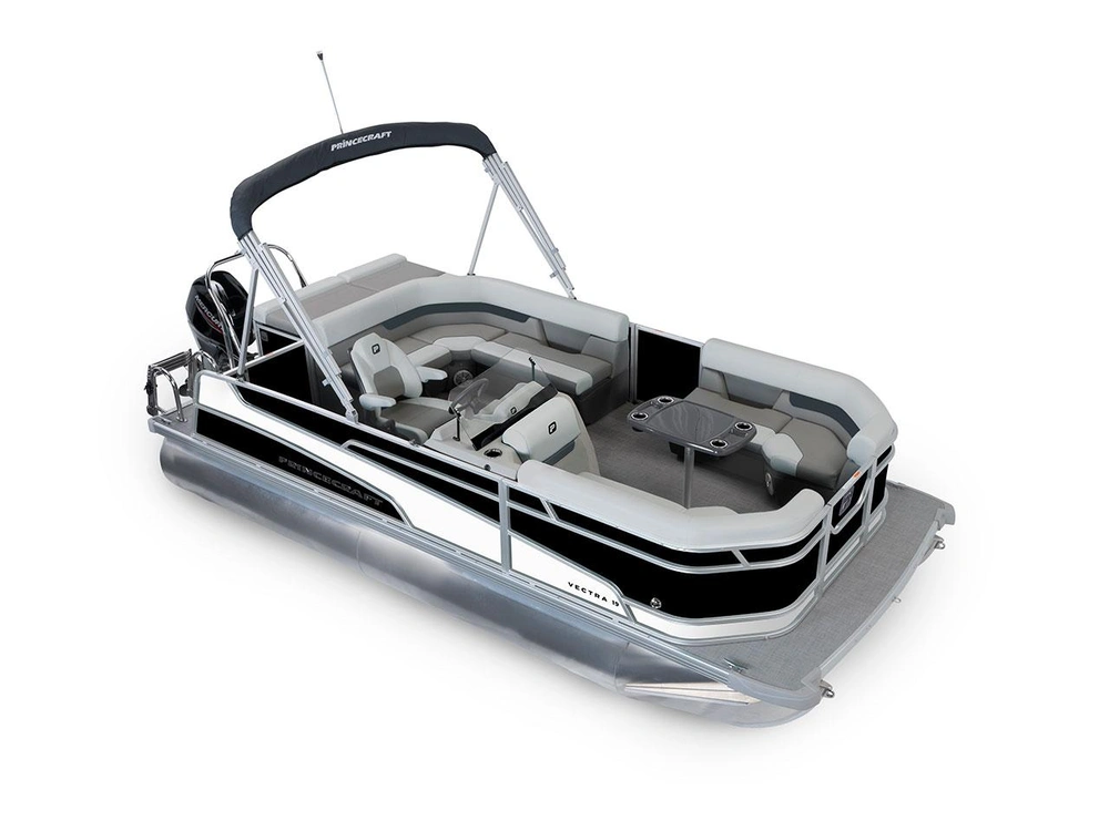2026 Princecraft Vectra® 19 L Vectra® 19 L Black - Onyx White Strip alt