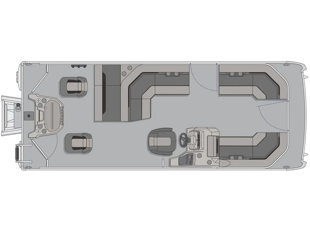 2026 Princecraft Sportfisher 23-2RS Pearl - Onyx White Strip