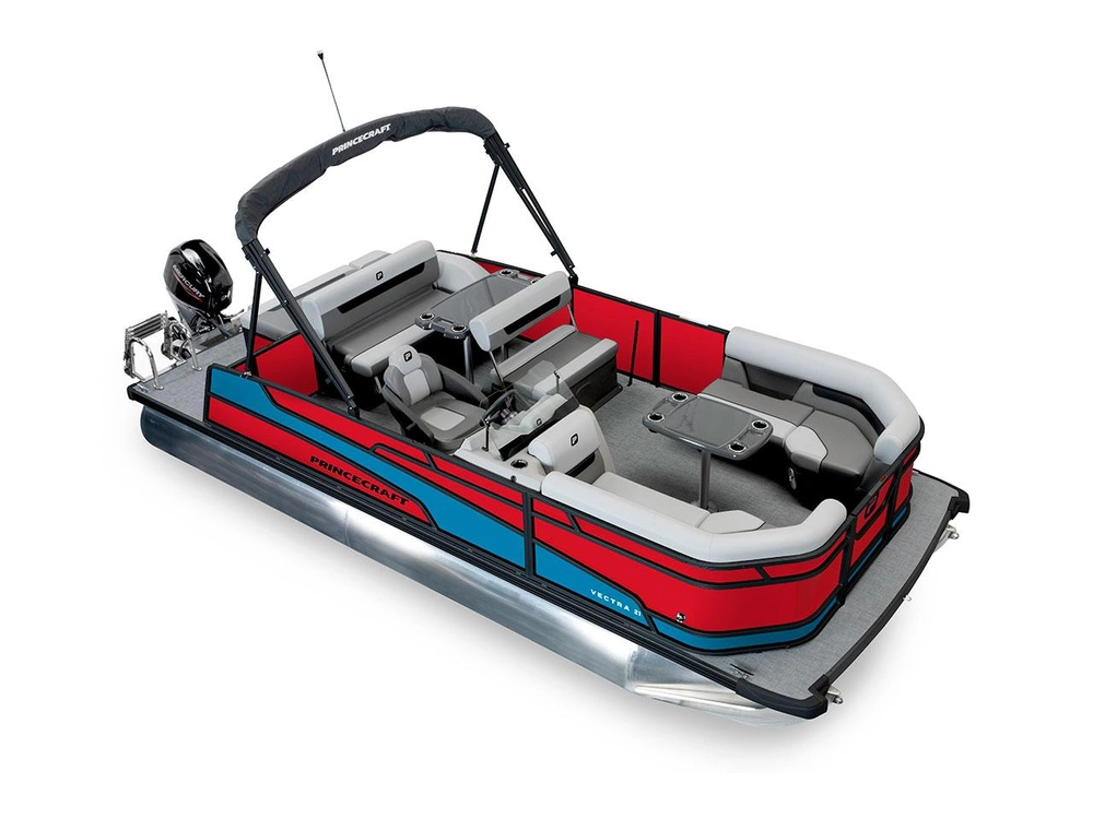 Princecraft Vectra® 21 RL Vectra® 21 RL Rouge Rubis - Édition Noire|Bande - Bleu Laguna 2026 alt