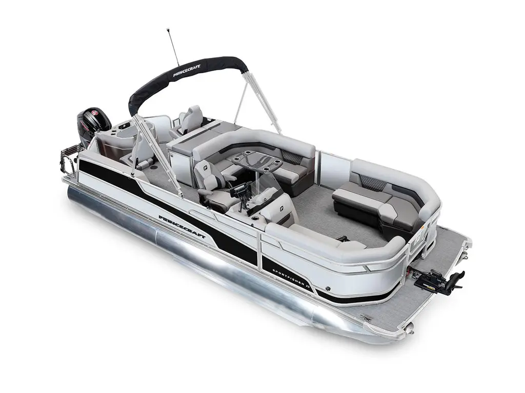 2026 Princecraft Sportfisher 23-2RS Pearl - Matte Black Strip