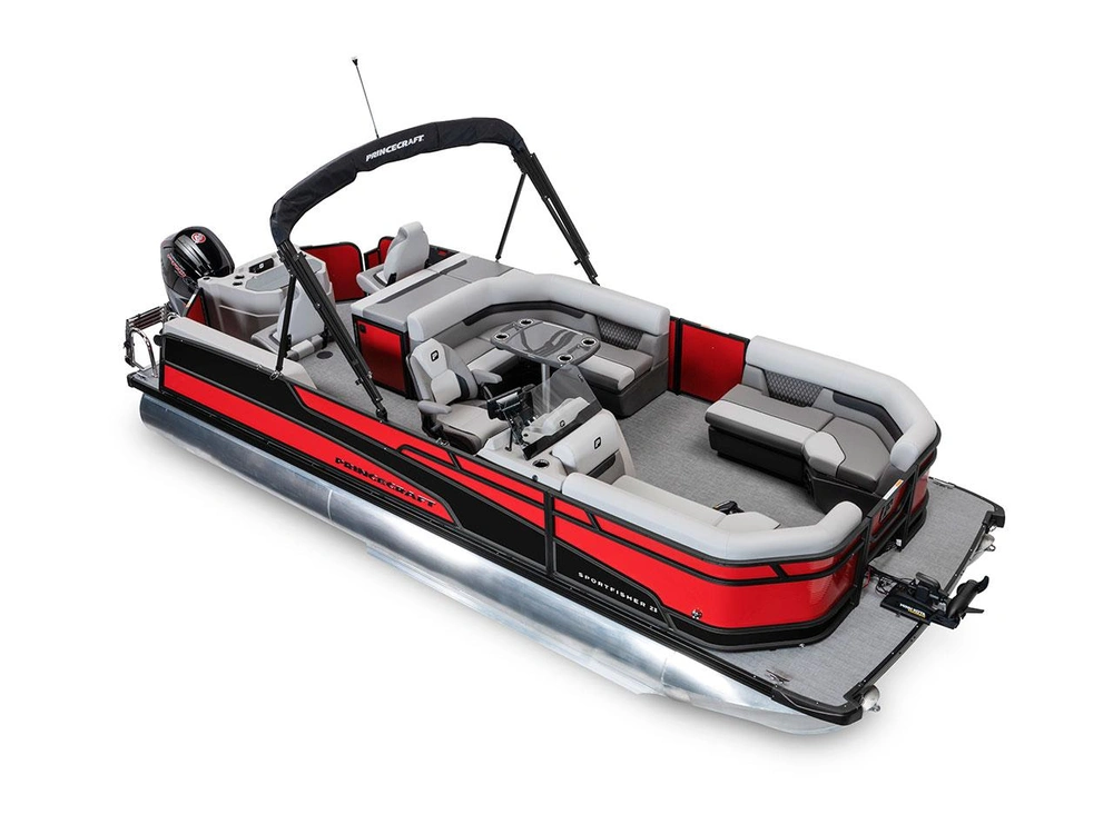 2026 Princecraft Sportfisher 23-2RS Sportfisher 23-2RS Ruby Red - Black Edition|Matte Black Strip alt