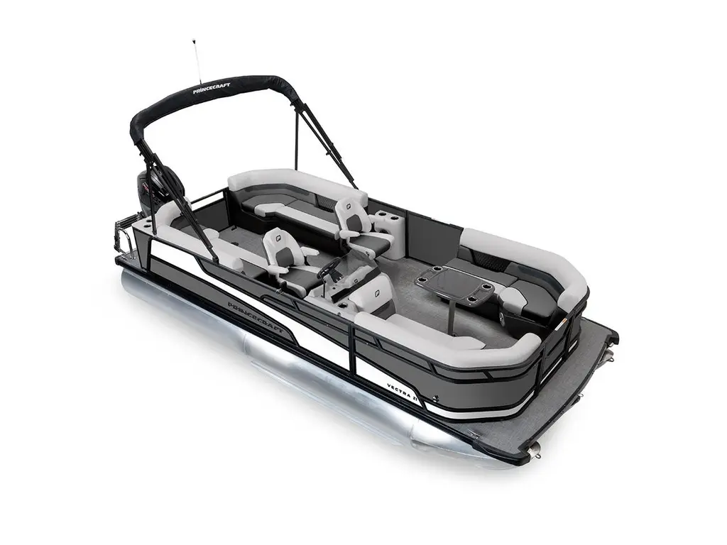2026 Princecraft Vectra® 21 QL Charcoal - Black Edition|Onyx White Strip