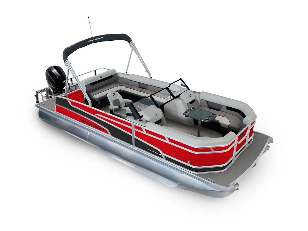 2026 Princecraft Vectra® 23 WRL Ruby Red - Matte Black Strip