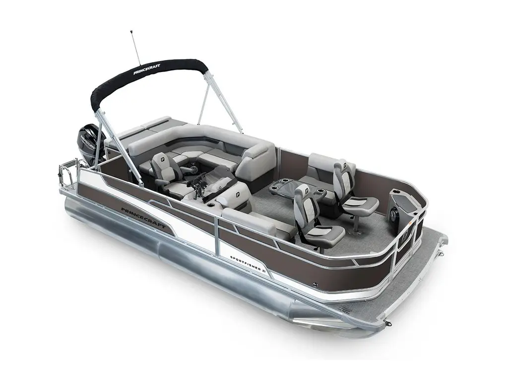 Princecraft Sportfisher 21-2S Charbon - Bande - Blanc Onyx 2026