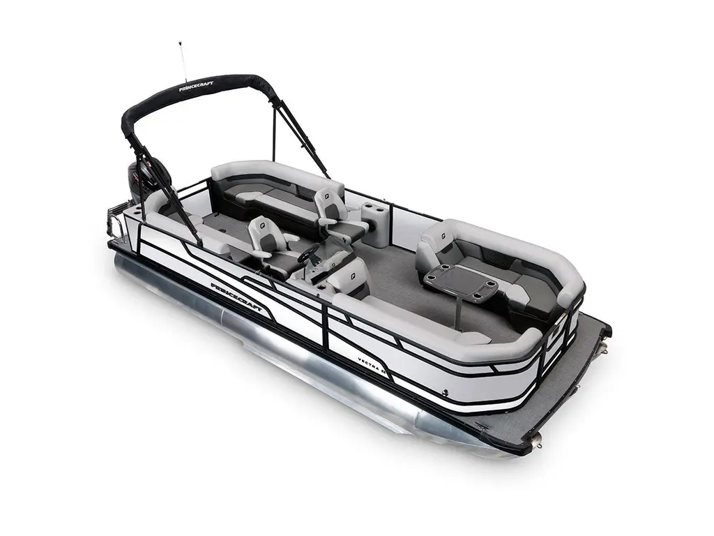 Princecraft Vectra® 23 QL Perle - Édition Noire|Bande - Blanc Onyx 2026